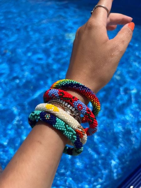 Gökkuşağı Bohem Bileklik