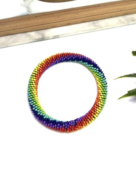 Gökkuşağı Bohem Bileklik