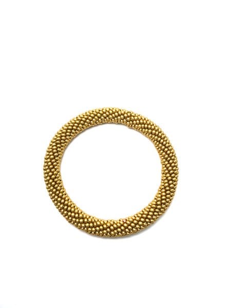 Düz Gold Bohem Bileklik