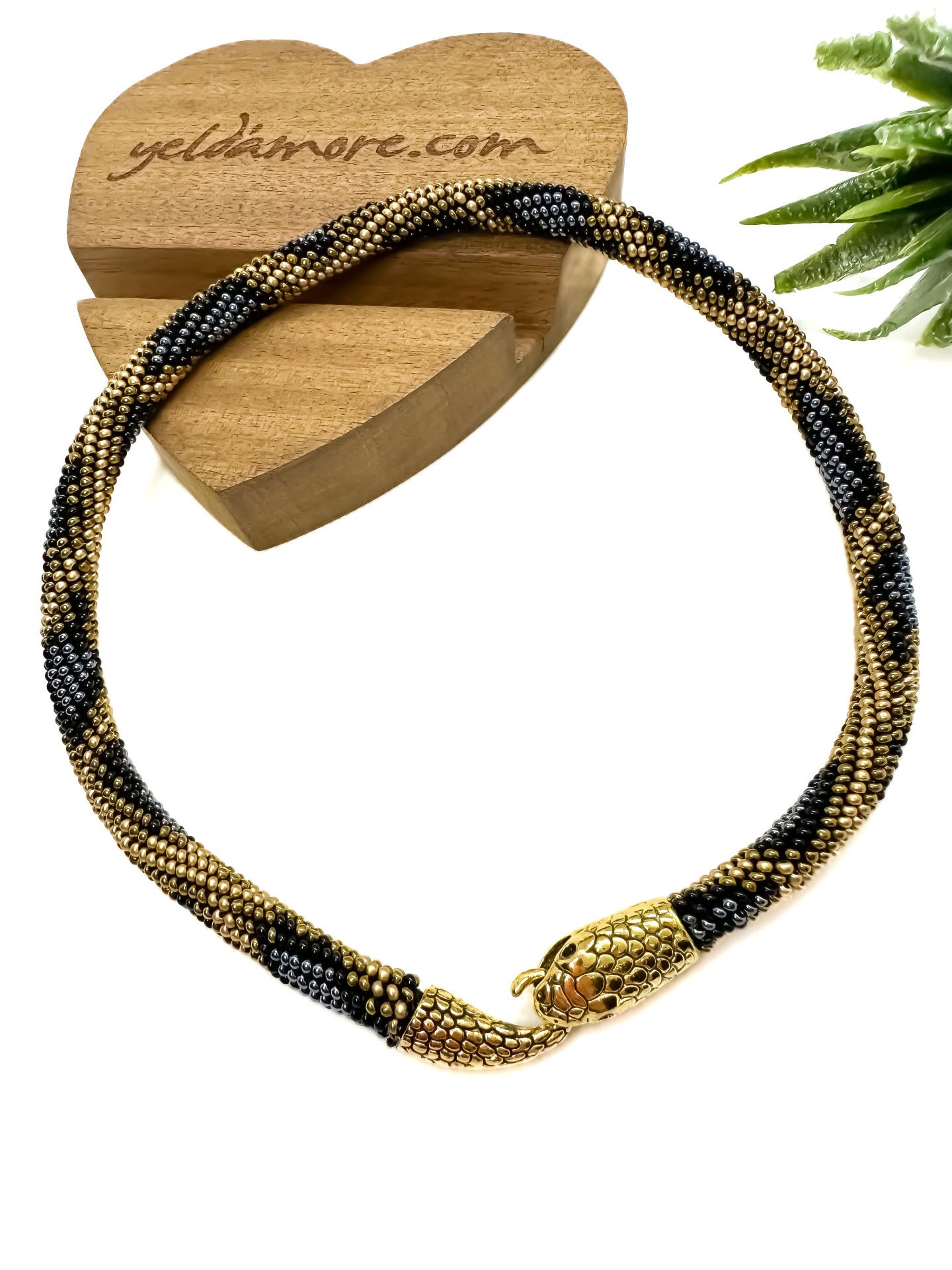 Snake Bohem Kolye (siyah)