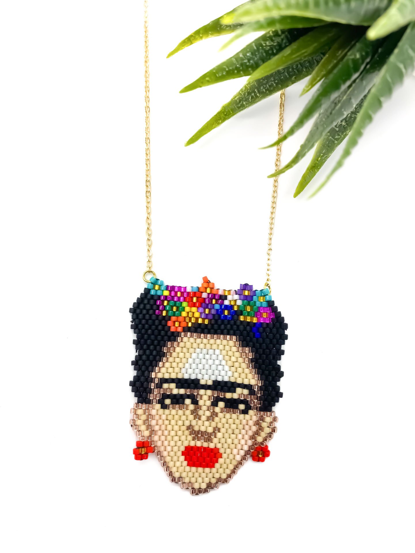 Frida Miyuki Kolye (Renkli)