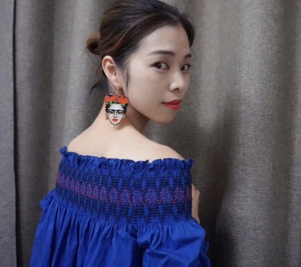 Frida Küpe(Kırmızı)