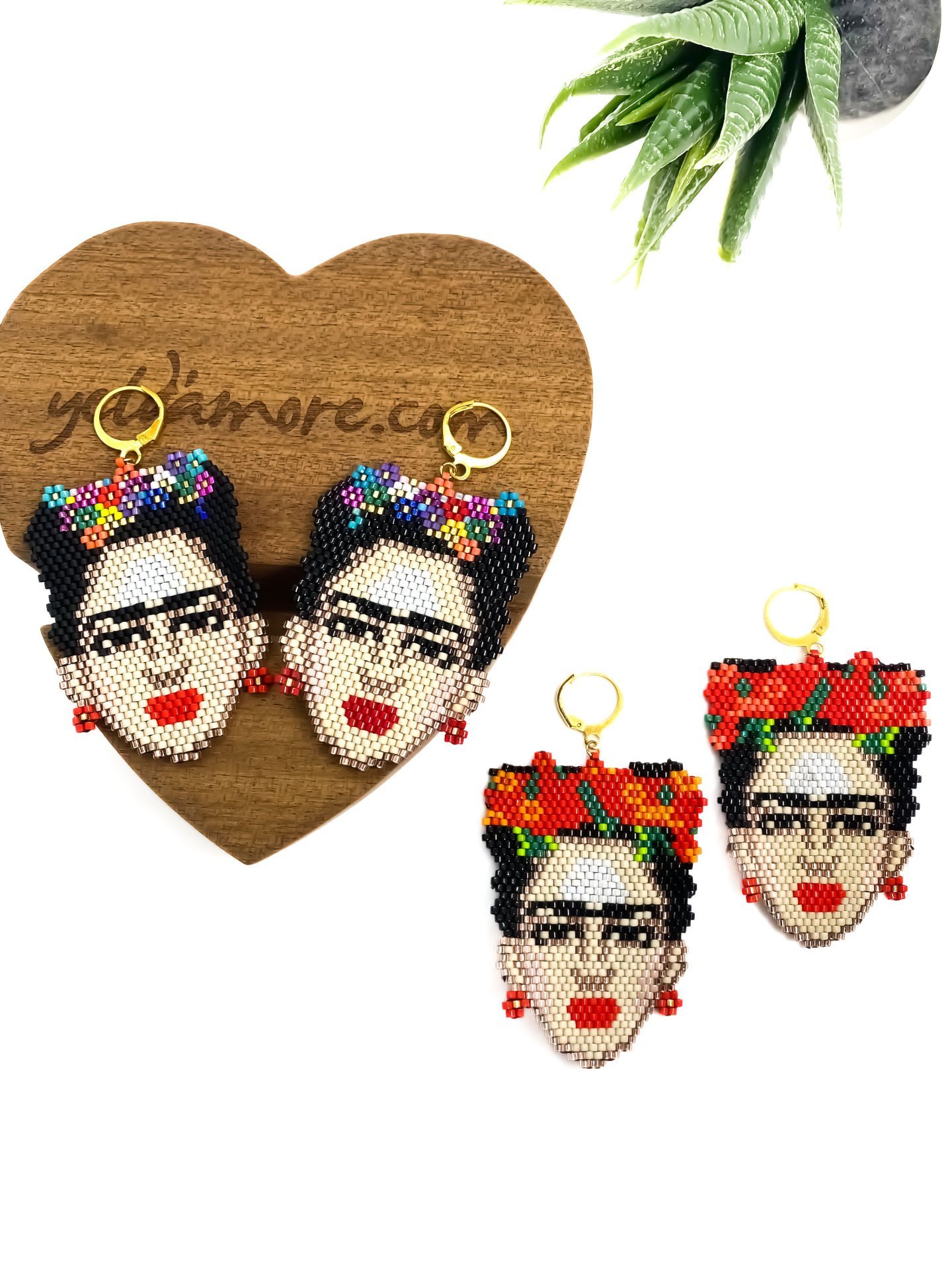 Frida Küpe(Kırmızı)