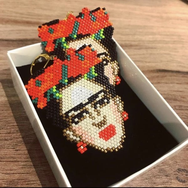 Frida Küpe(Kırmızı)