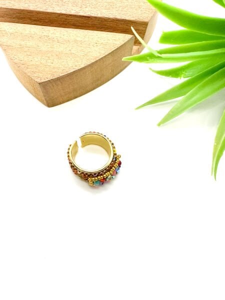 Spica Swarovski Miyuki Yüzük