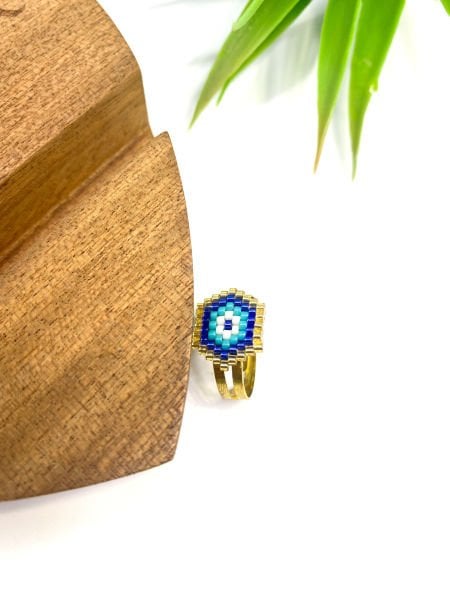 Nazar Boncuk Yüzük (Gold )