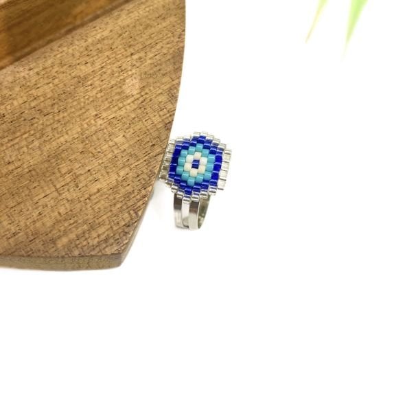 Nazar Boncuk Yüzük (Gümüş)