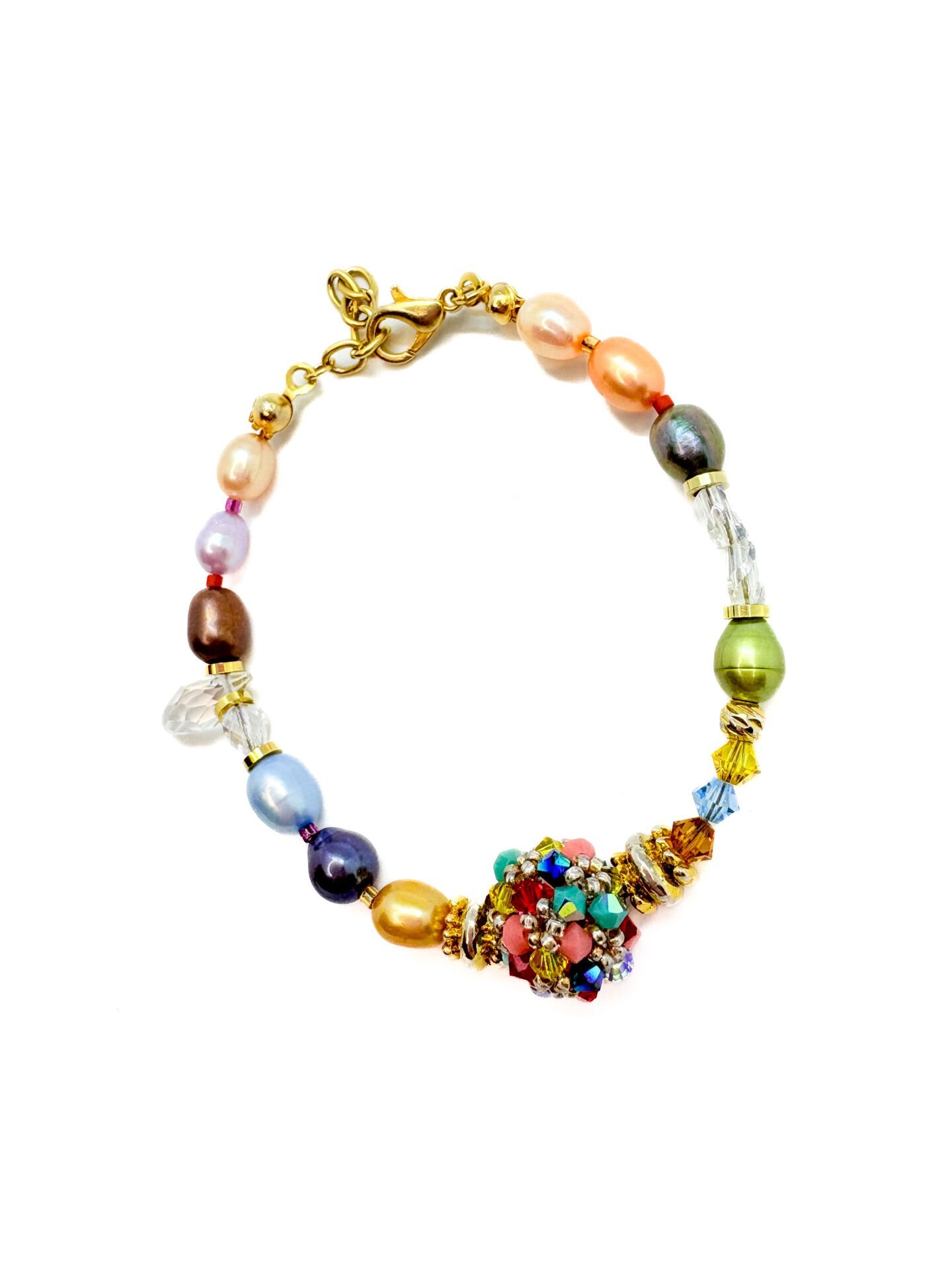 Spica Swarovski Miyuki Bileklik