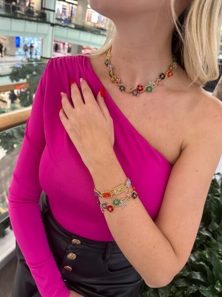 Swarovski Sidelya Miyuki Bileklik