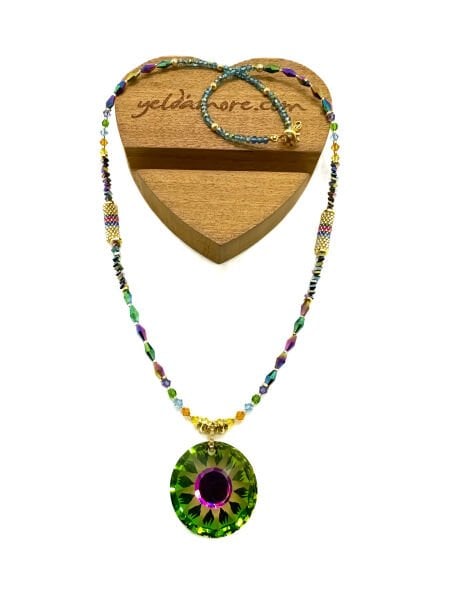 Swarovski Güneş Miyuki Kolye