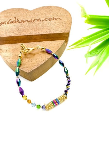 Swarovski Güneş Miyuki Bileklik