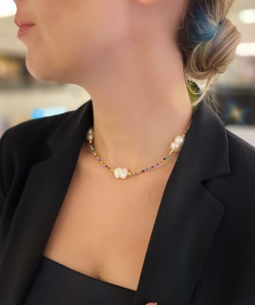 Bella İnci Miyuki Kolye