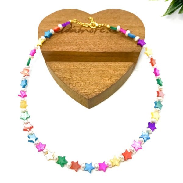 Sedef İnci Yıldız Kolye