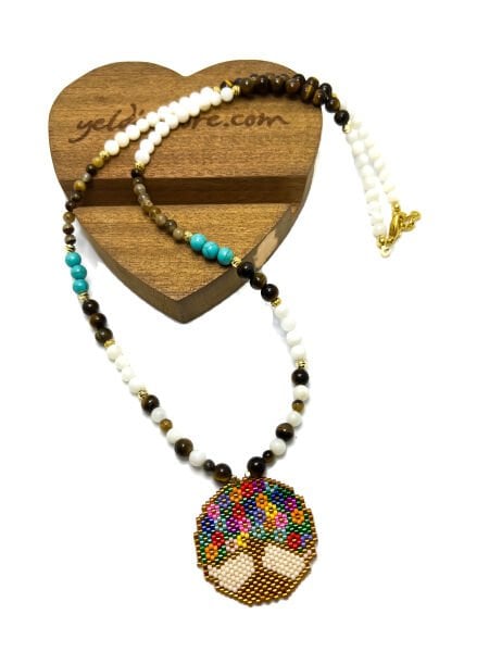 Hayat Ağacı Miyuki Kolye