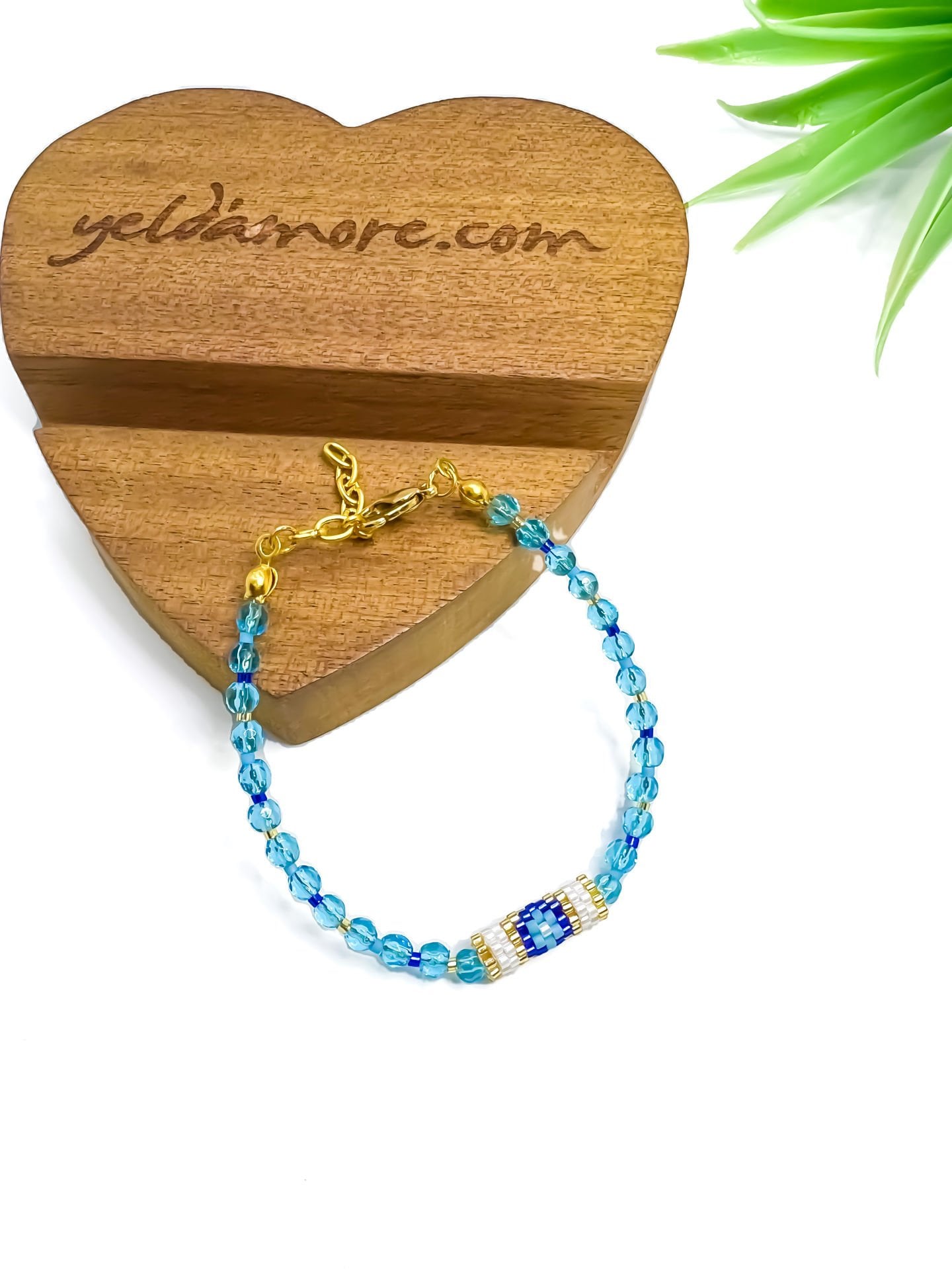 Mavi Kuvars Miyuki Bileklik