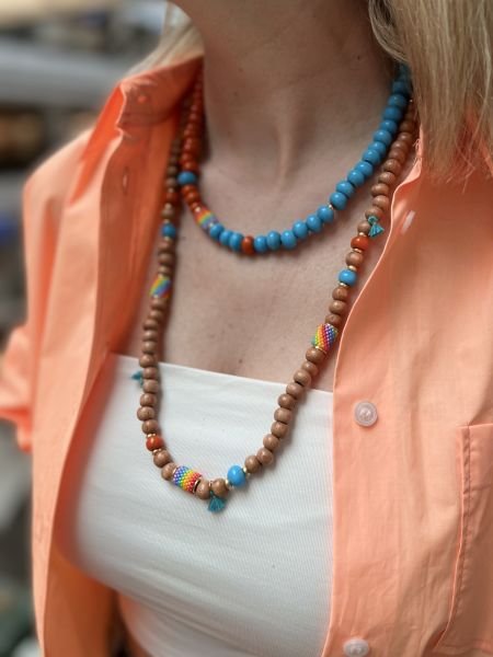 Tik Ağacı Miyuki Kolye