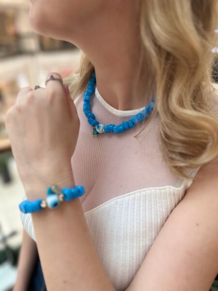 Cam Turkuaz Miyuki Bileklik