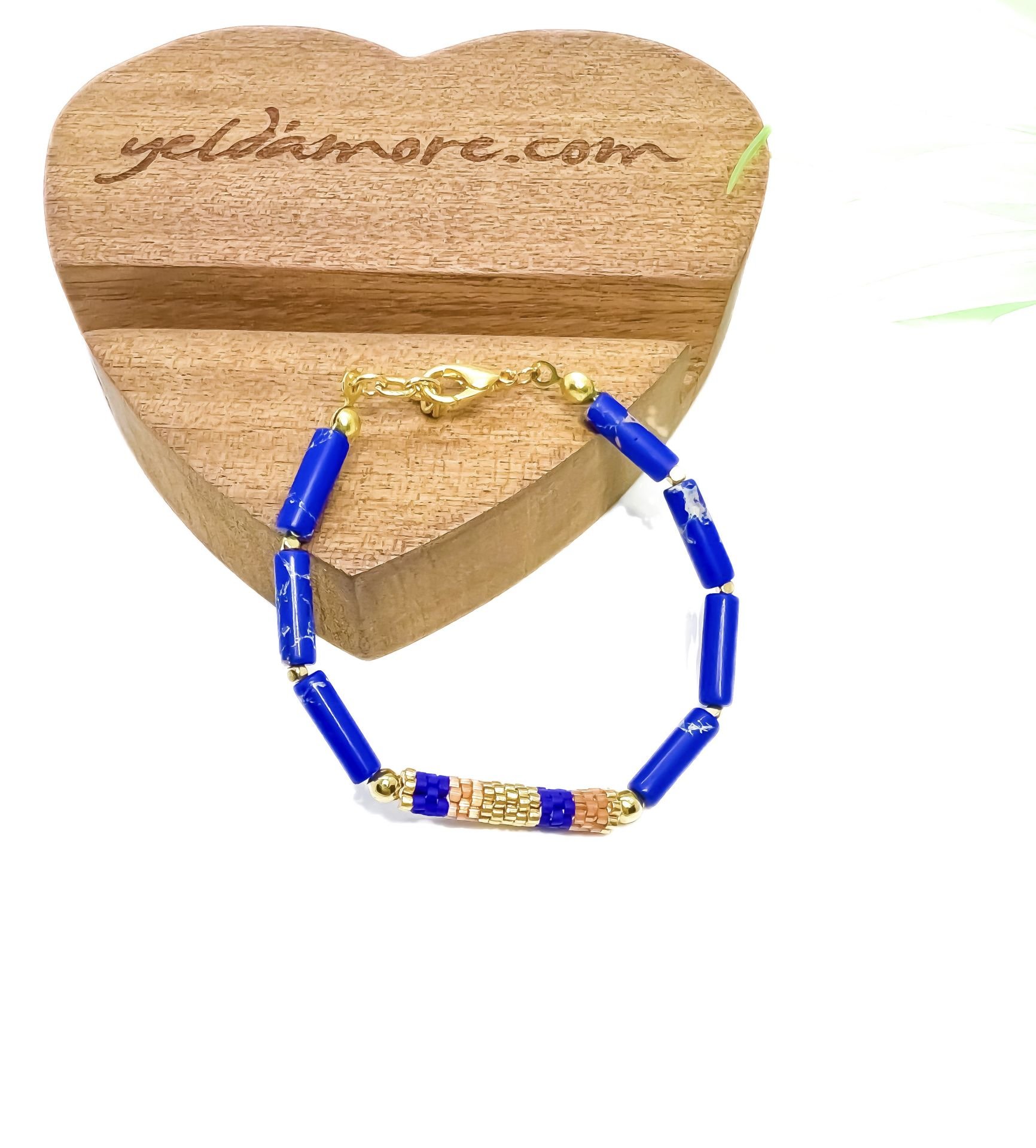 Varasit Taş Miyuki Bileklik(lacivert)