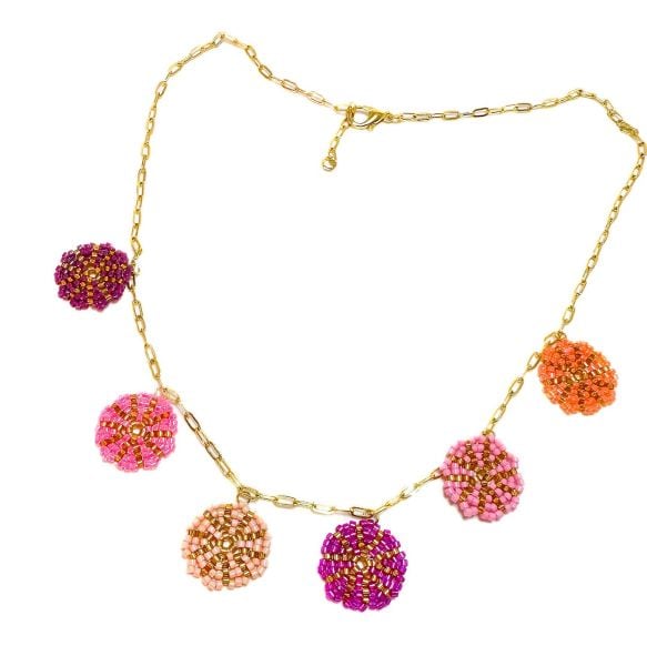 Devana Miyuki Kolye (pembe)