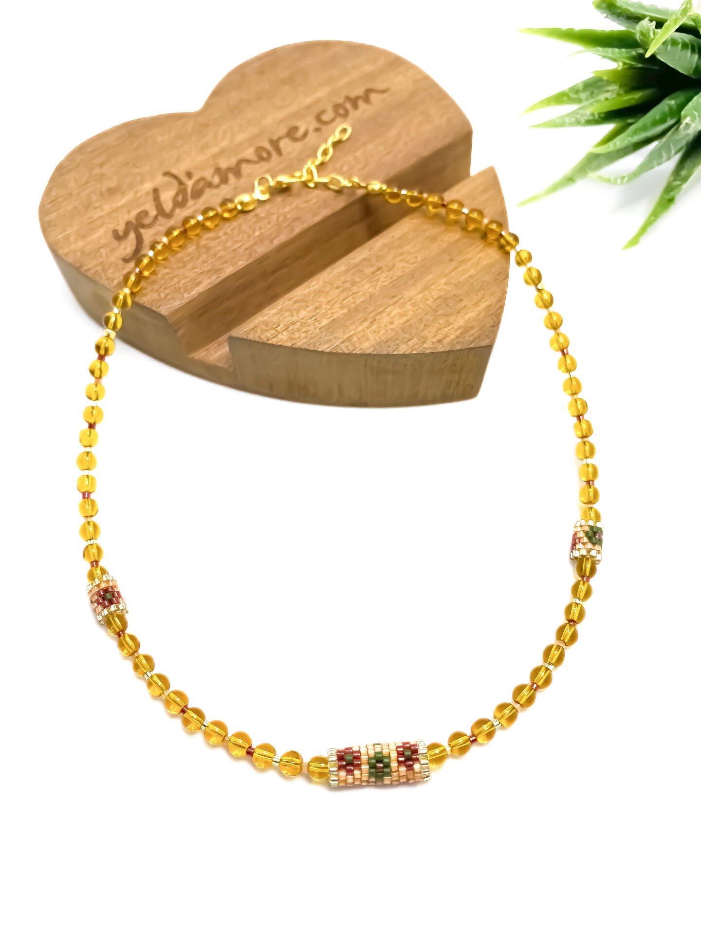 Kuvars Taş Miyuki Kolye