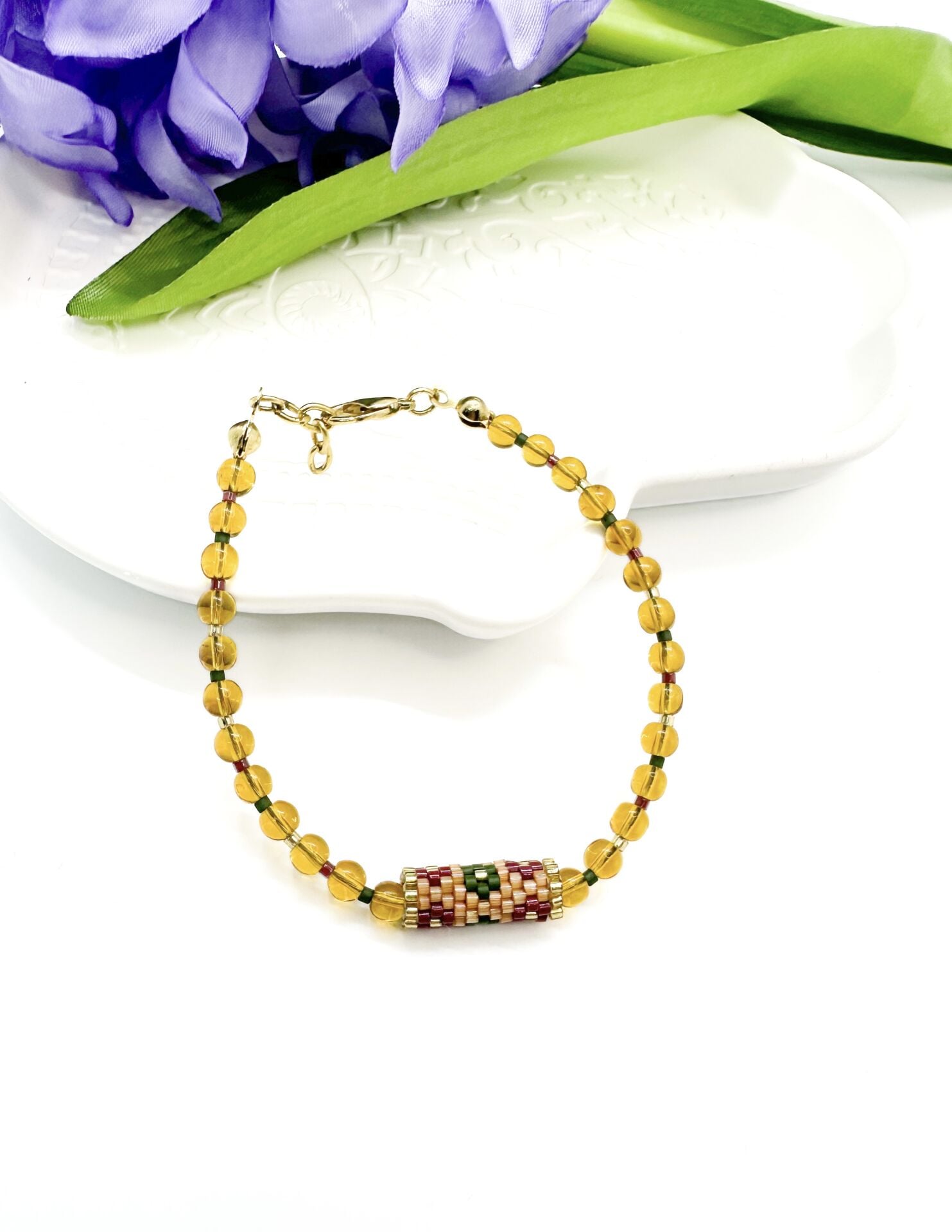 Kuvars Taş Miyuki Bileklik