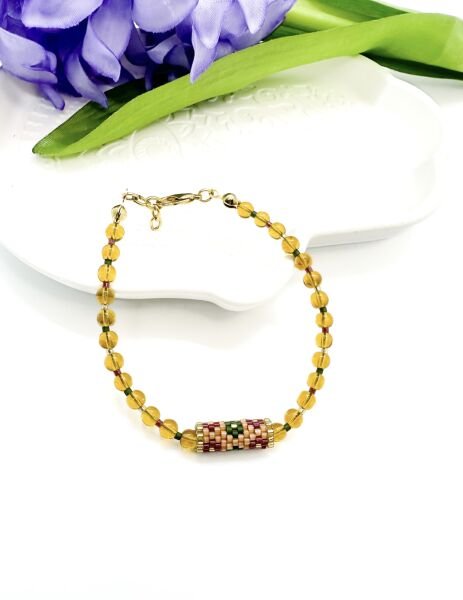 Kuvars Taş Miyuki Bileklik