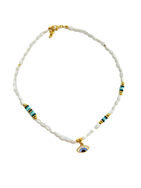 Sedef Göz Miyuki Kolye