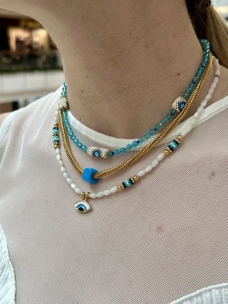 Sedef Göz Miyuki Kolye