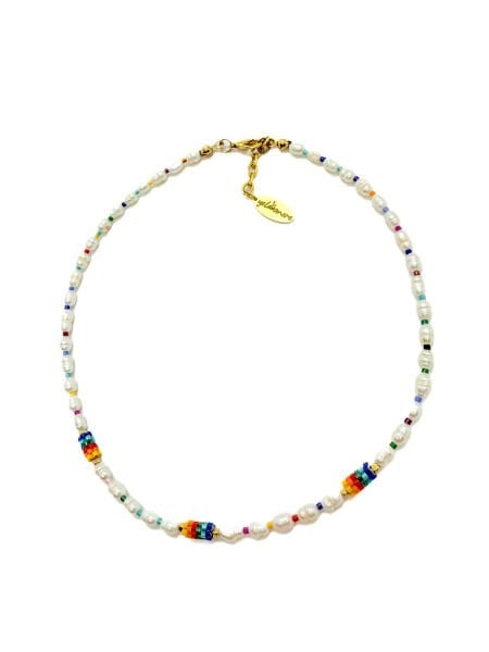 İnci Miyuki Kolye (renkli )