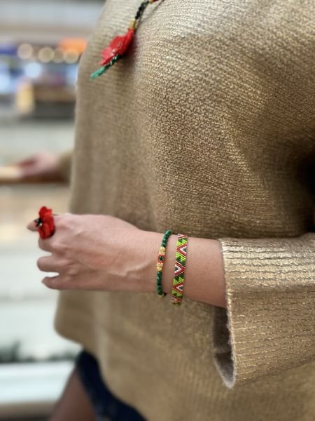 Malahit Taş Miyuki Bileklik