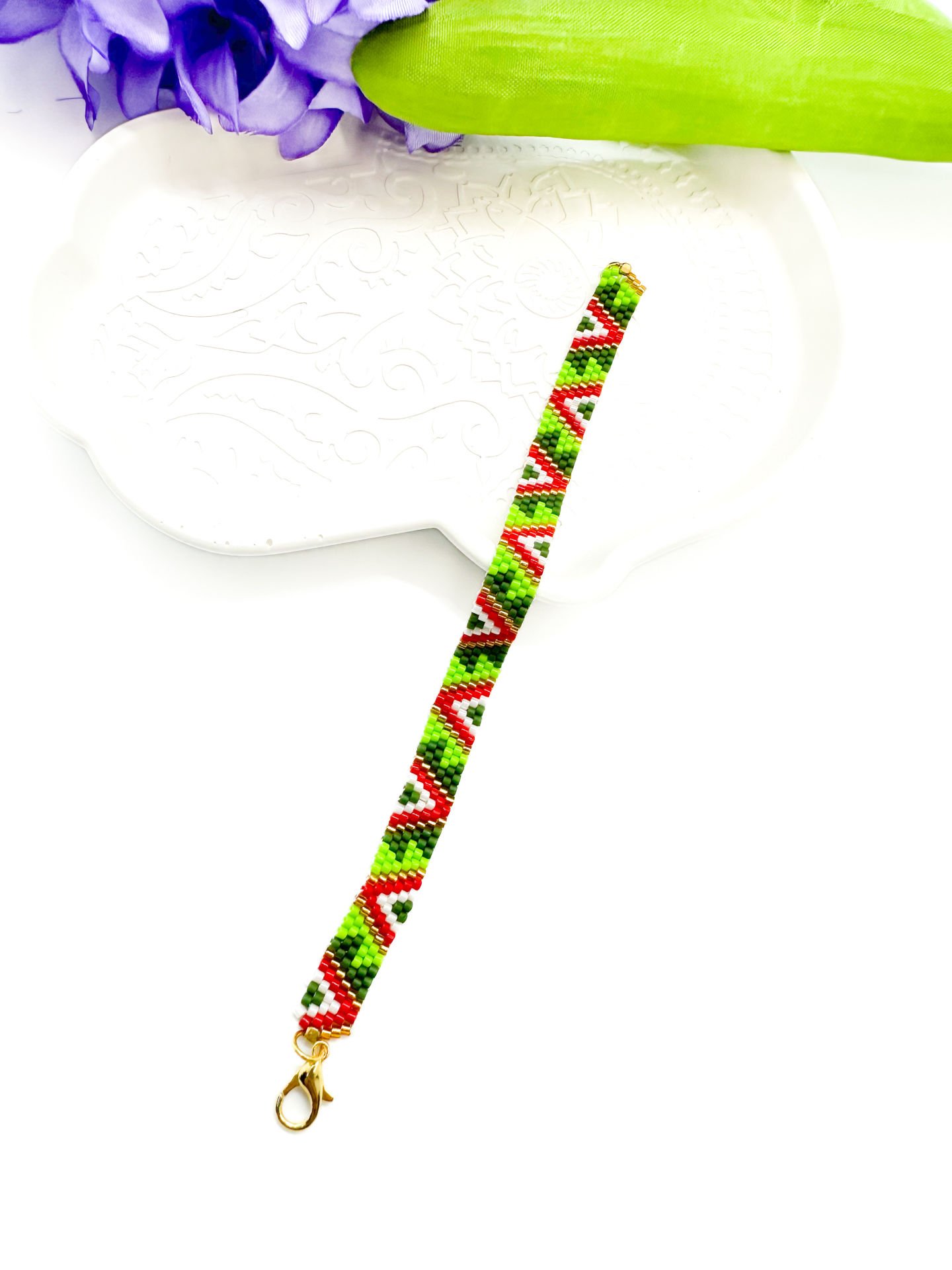 Üçgen Motif Miyuki Bileklik