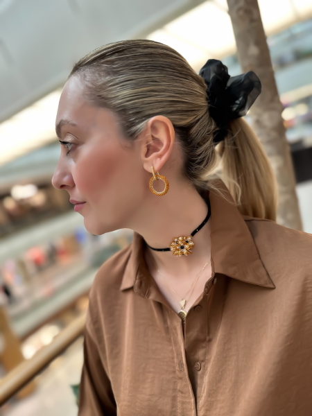 Choker Garnet Kolye