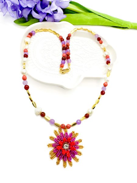 Voyant Doğal Taş Miyuki Kolye