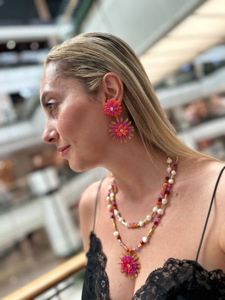 Voyant Doğal Taş Kısa Kolye