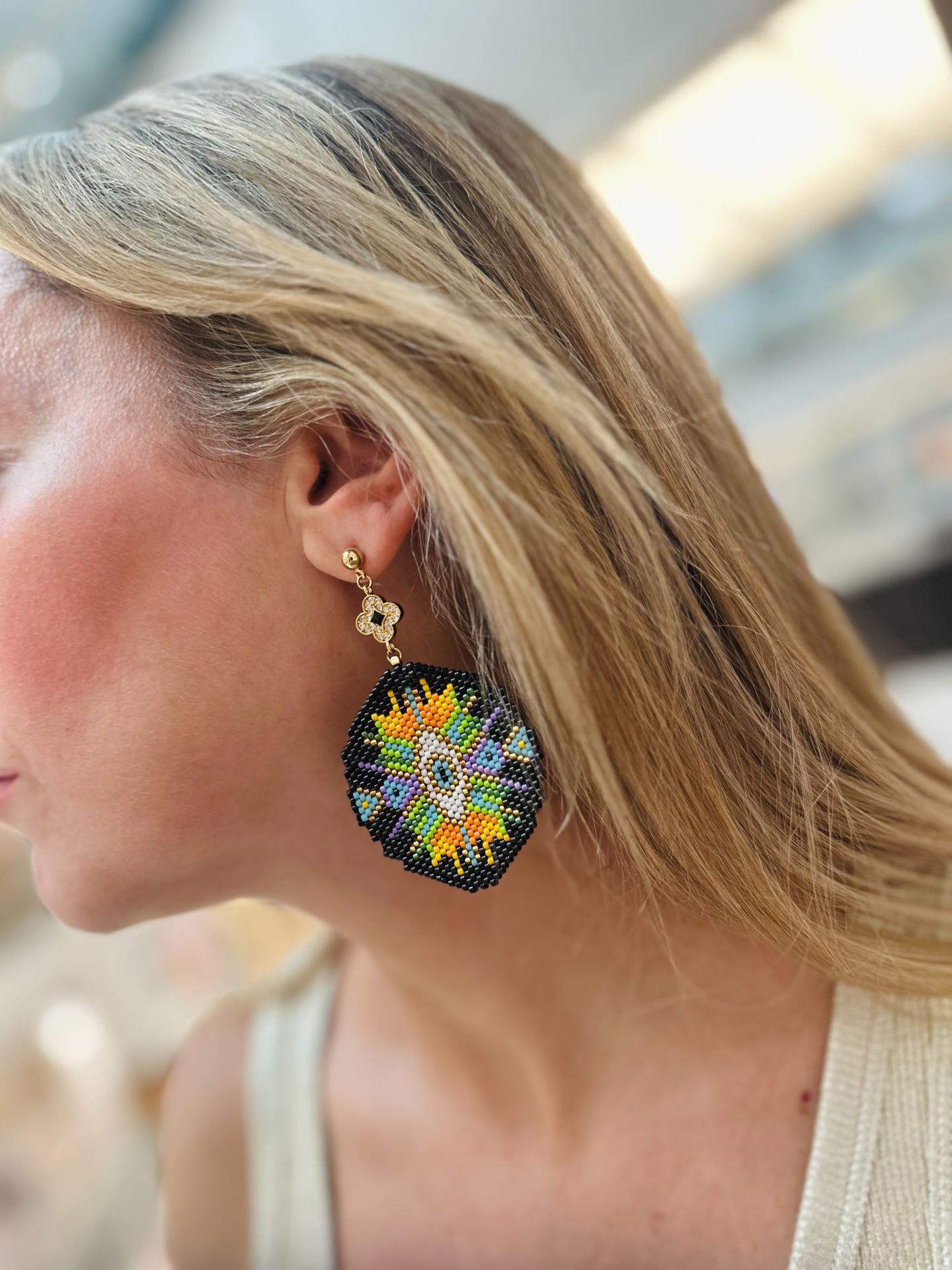 Primula Miyuki Tasarım Küpe