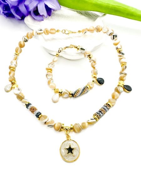 Soft Sedef Miyuki Kolye