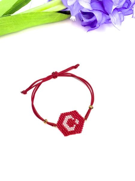 Türk Bayrağı Miyuki Bileklik