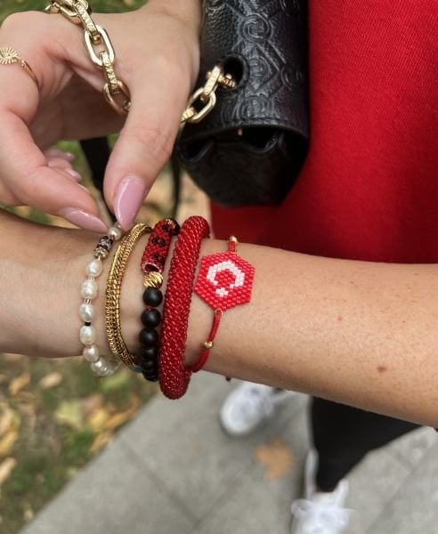 Türk Bayrağı Miyuki Bileklik