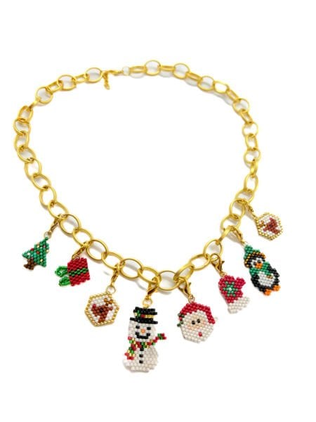 Yeni Yıl Charm Kolye