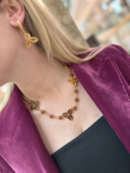 Narciso Yıldız Taşı Kolye