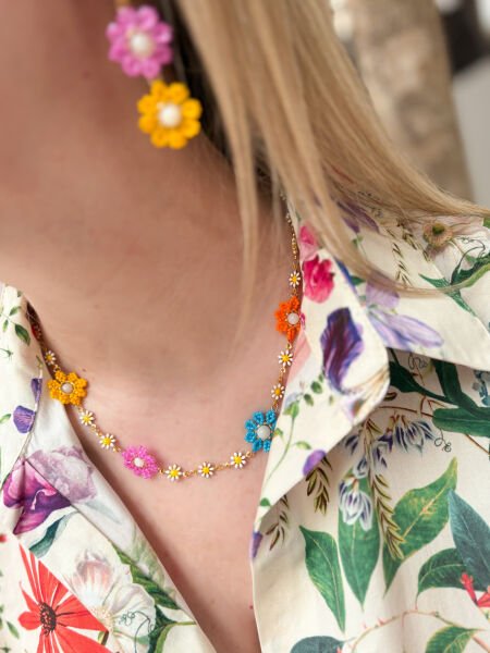 Papatya Miyuki Kolye