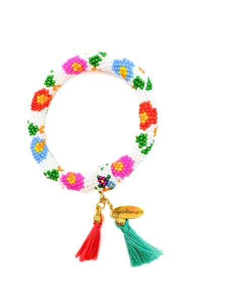 Manolya Bohem Püsküllü Bileklik