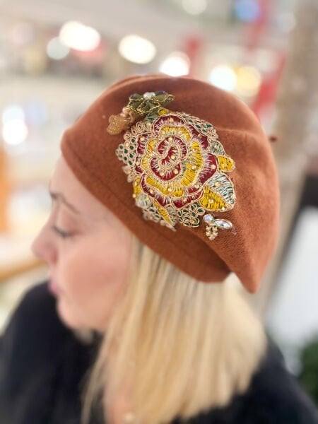 Luna Özel Tasarım Bere (Tarçın)