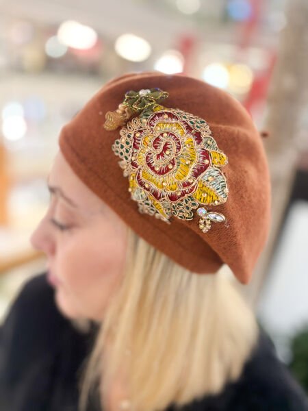 Luna Özel Tasarım Bere (Tarçın)