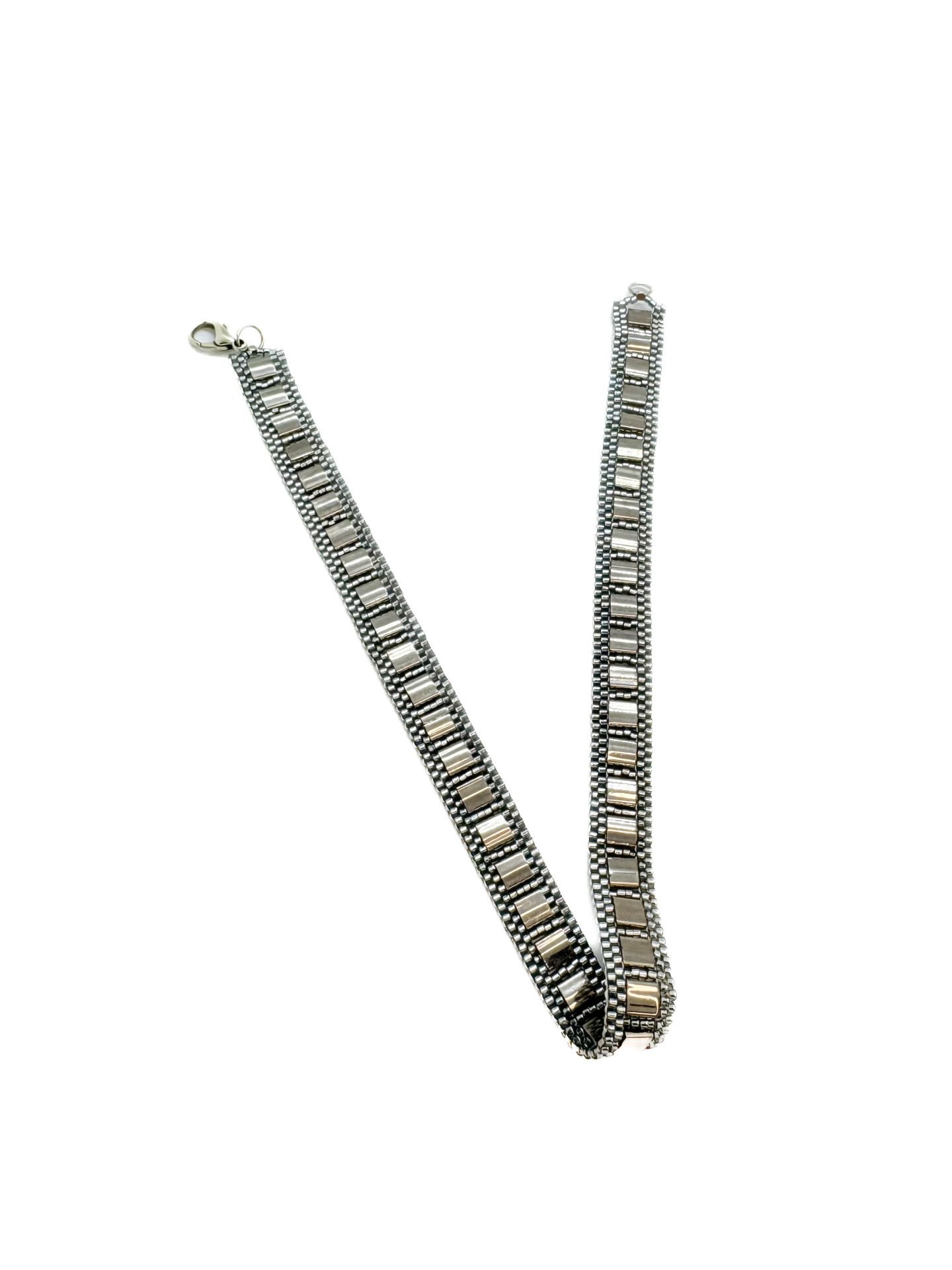 Gümüş Tila Choker Kolye