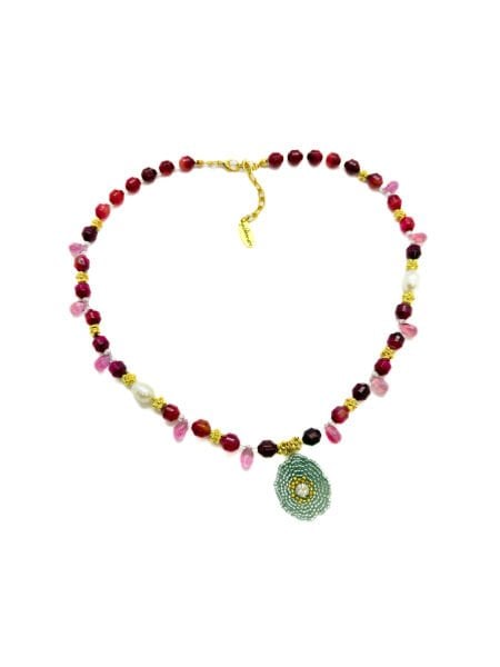 Eva Tasarım Doğal Taş Kolye