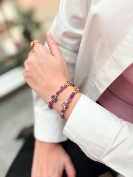 Lumira Ametist Bileklik