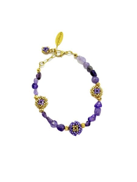 Lumira Ametist Bileklik