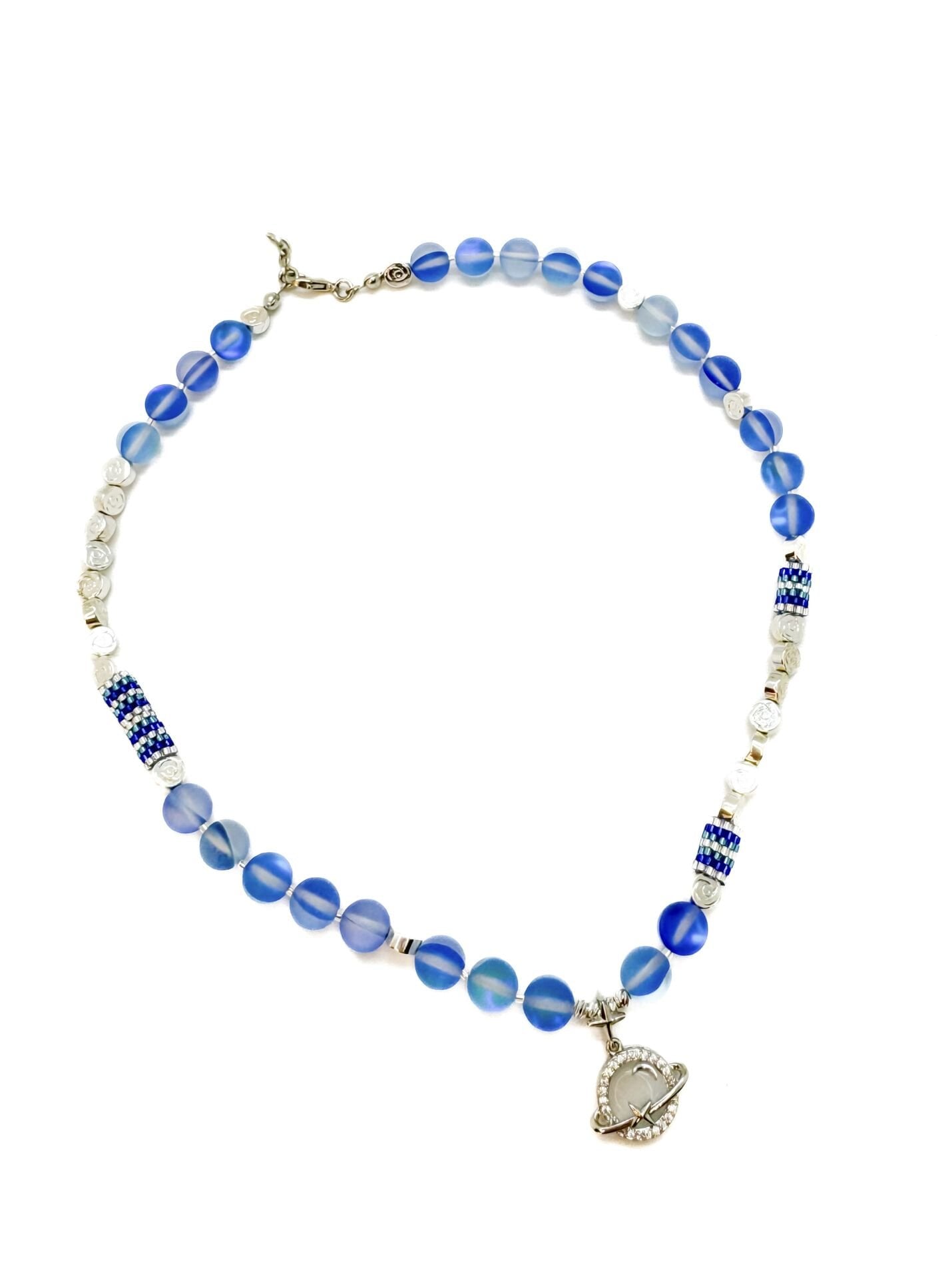 İştar Doğal Taş Kolye (mavi)