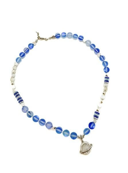 İştar Doğal Taş Kolye (mavi)